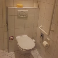 careCLICK alert switch bei einer Toilette